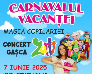 Foto: “Carnavalul Vacanței – Magia Copilăriei”. Două zile de bucurie, culoare și muzică la Ișalnița și Caracal!