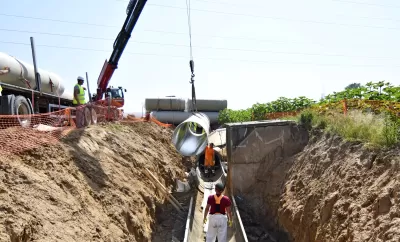 Foto: Craiovenii vor avea apă de izvor la robinet, grație celui mai mare proiect din Europa, pe fonduri europene