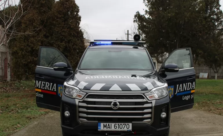 Foto: O nouă autospecială a intrat în dotarea Jandarmeriei Olt