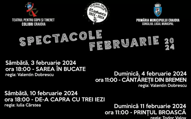 Imagine „De-aș fi Scufița Roșie“ și „Pic“, spectacole în week-end, la Teatrul Colibri