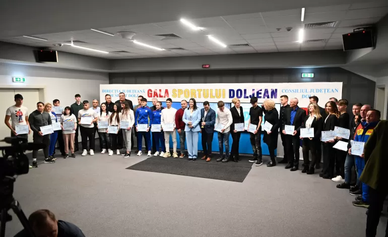 Foto: Au fost premiați cei mai buni sportivi ai județului Dolj