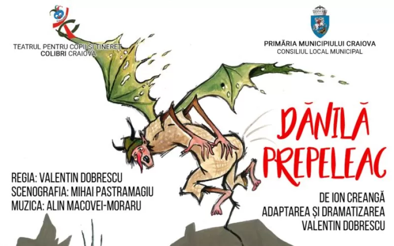 Imagine „Ridichea uriașă“ și „Dănilă Prepeleac“, în week-end la Teatrul Colibri
