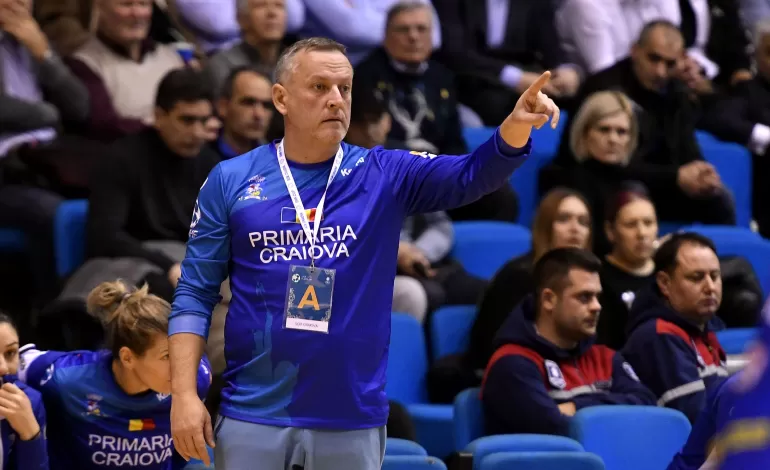 Foto: Bogdan Burcea nu mai este antrenorul echipei de handbal SCM Universitatea Craiova