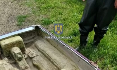 Foto: 200 metri de plase monofilament, confiscate de polițiști
