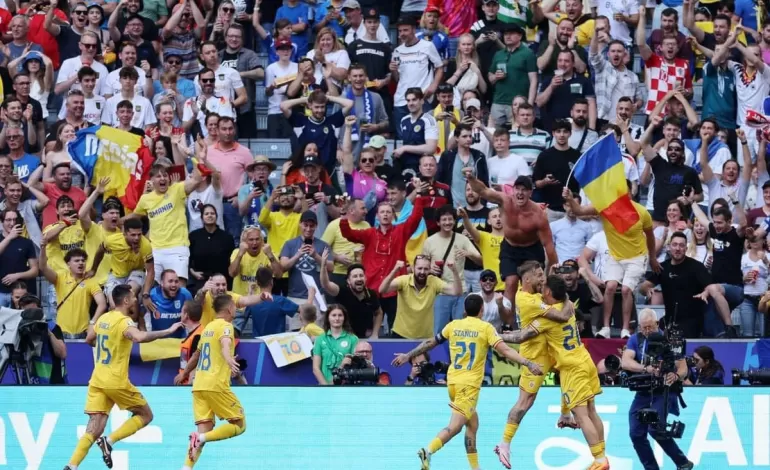 Foto: România a făcut SPECTACOL la primul meci la EURO! Ce a spus Iordănescu după meci