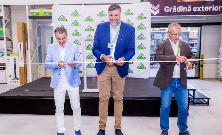 Foto: Leroy Merlin a investit 2 mil. euro în relocarea magazinului din Electroputere Parc Craiova