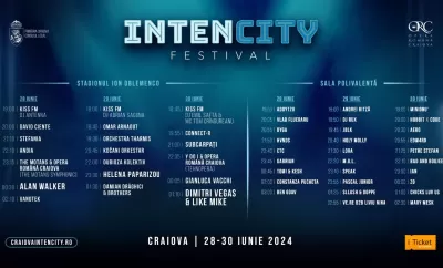 Foto: Experienţe unice la Craiova IntenCity, între 28 - 30 iunie 2024