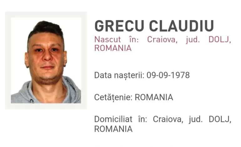 Foto: Proxenetul Grecu, prins la Roma cu ajutorul polițiștilor doljeni