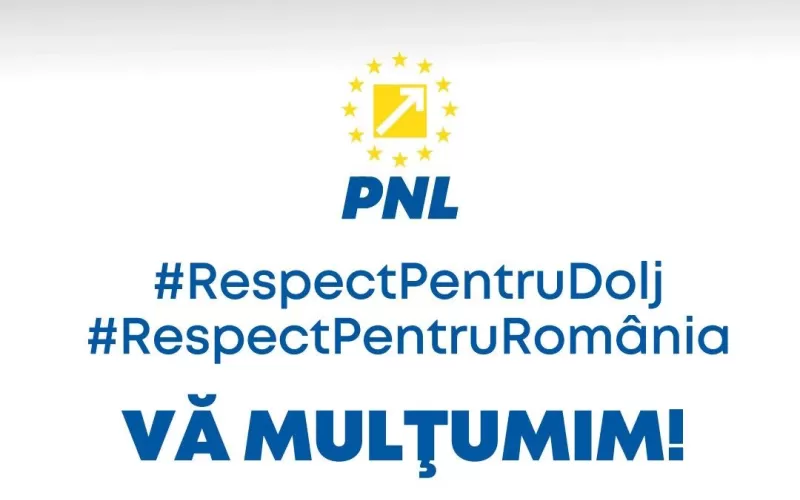 Imagine Ștefan Stoica (PNL Dolj): Mulțumim celor care înțeleg că drumul României este spre Vest!
