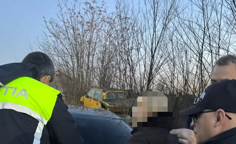 Foto: Doljean urmărit internațional, depistat în comuna Giubega