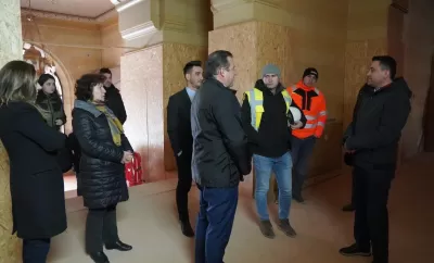 Foto: Lucrările de reabilitare a Palatului Administrativ au ajuns la un procent de 26 la sută