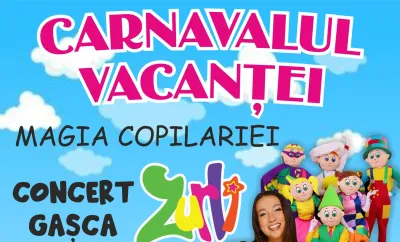 “Carnavalul Vacanței – Magia Copilăriei”. Două zile de bucurie, culoare și muzică la Ișalnița și Caracal!