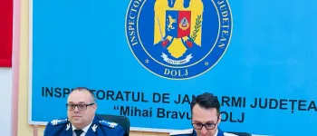 Foto: Bilanțul Jandarmeriei Dolj pe primul trimestru din 2026: peste 2.400 de misiuni, acțiuni preventive în școli și investiții în energie verde