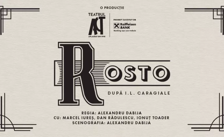 Foto: Teatrul Colibri Craiova anunță cu bucurie deschiderea unei noi microstagiuni cu Teatrul ACT București