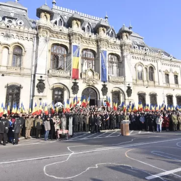 Foto: Circulația rutieră, închisă în centrul Craiovei de 1 Decembrie